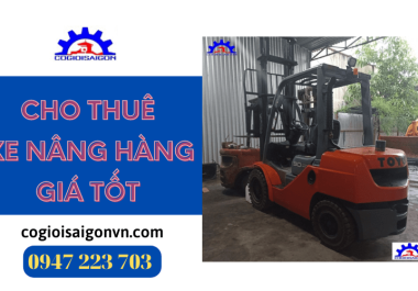 Dịch vụ cho thuê xe nâng hàng giá tốt tại Tp.HCM