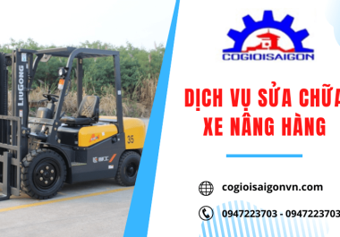 Dịch vụ sửa chữa xe, bảo dưỡng xe nâng hàng uy tín tại Hóc Môn