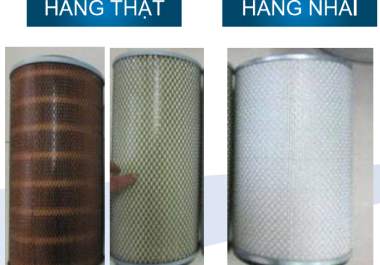 LỌC GIÓ XE XÚC LẬT LONKING - PHÂN BIỆT HÀNG THẬT VÀ HÀNG GIẢ