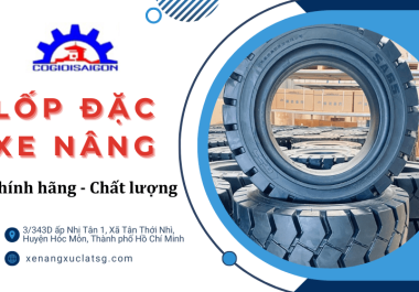 Lốp đặc xe nâng Sửa Chữa Cơ Giới Sài Gòn - Sức mạnh bền bỉ cho mọi công việc