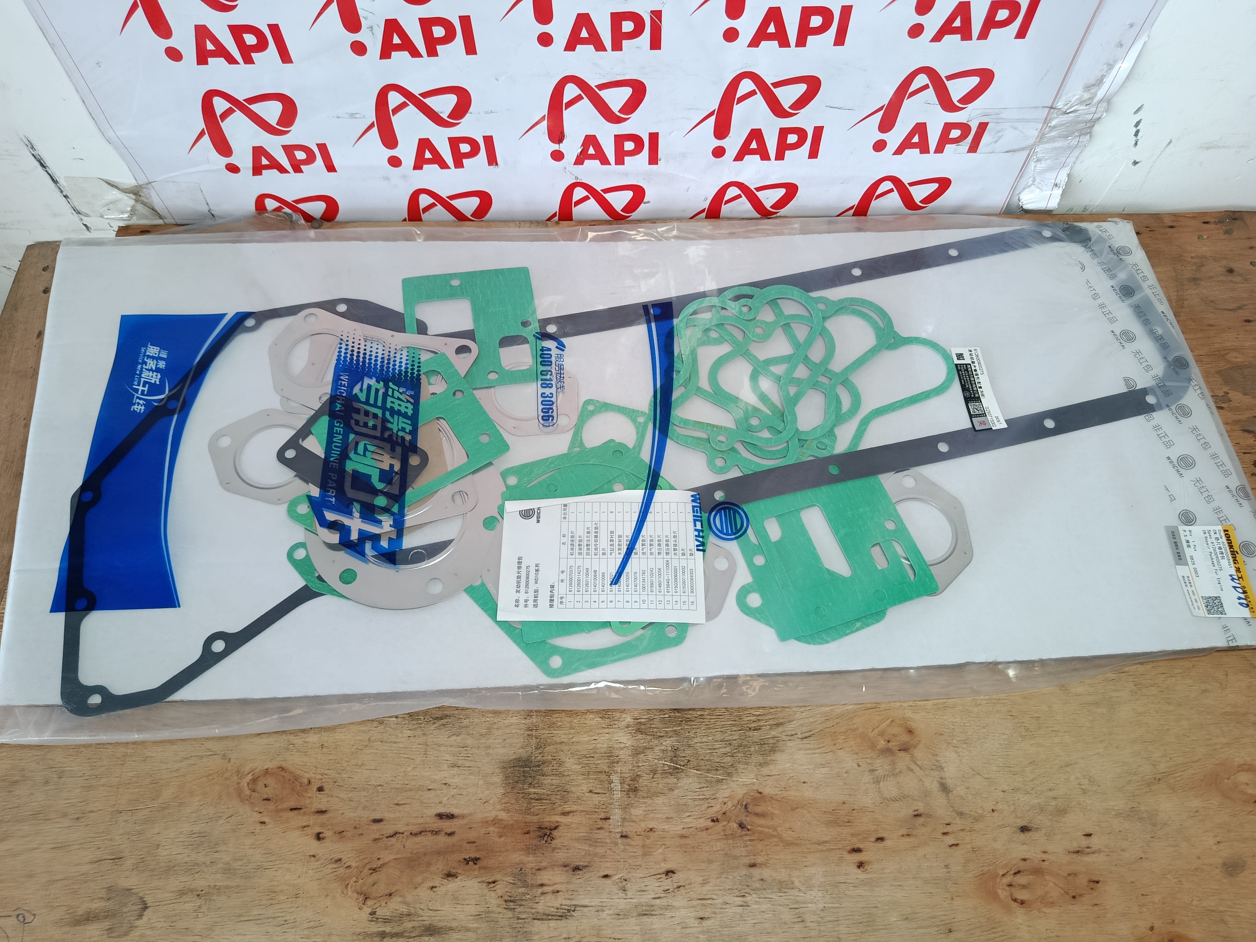 bộ gioăng đại tu động coq weichai wd10