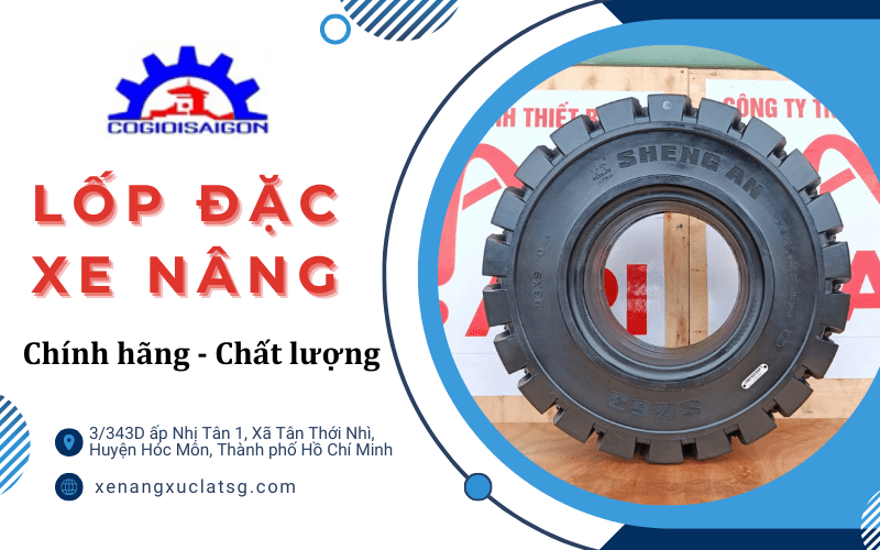 lốp đặc xe nâng