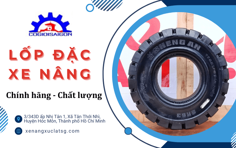 lốp đặc xe nâng