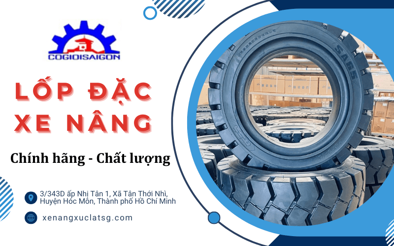 lốp đặc xe nâng
