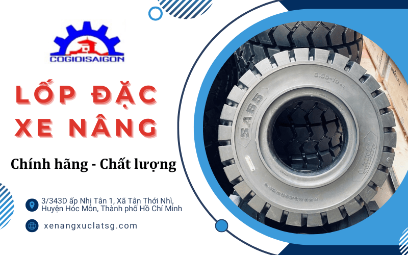 lốp đặc xe nâng
