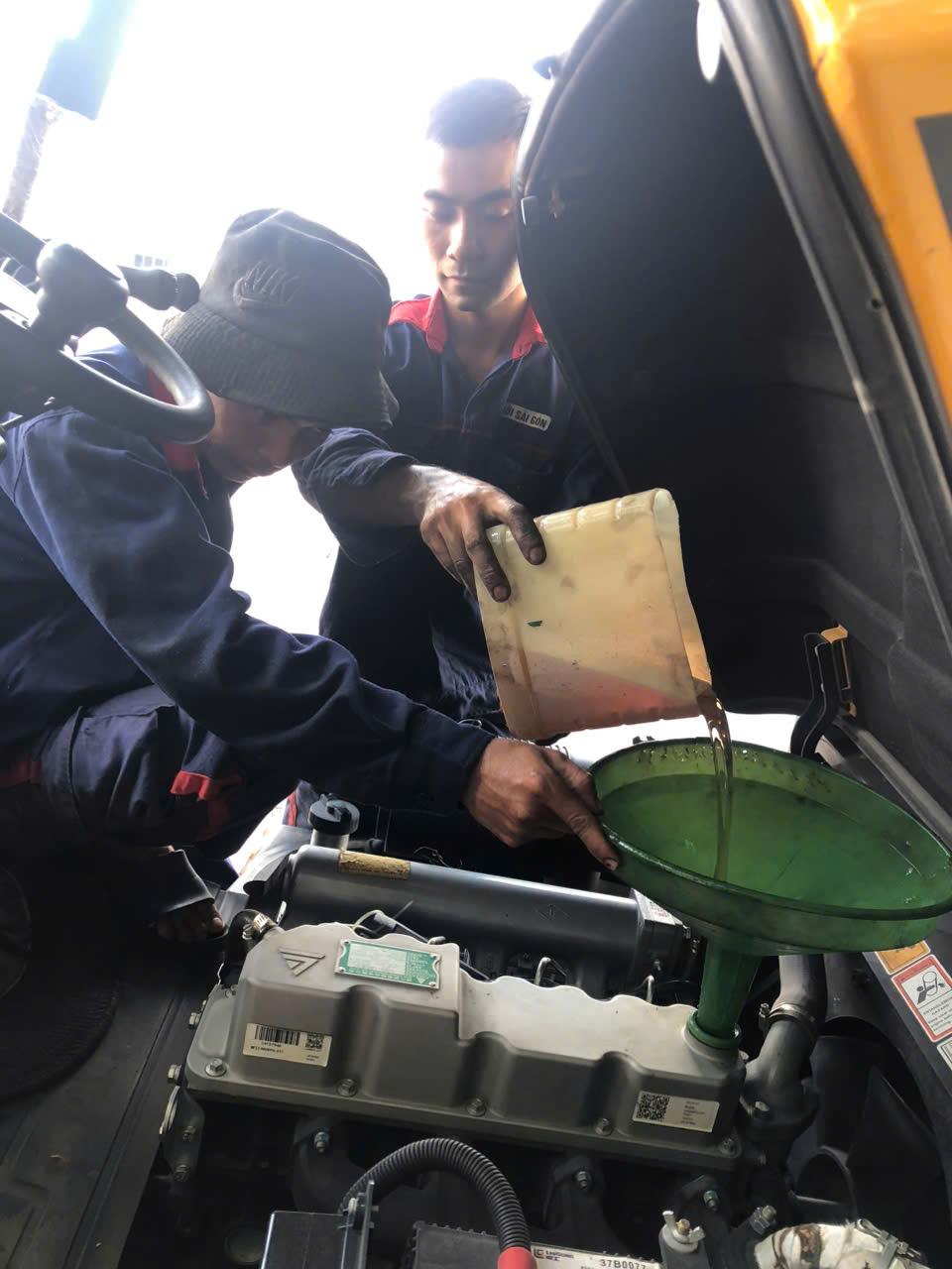 sửa chữa xe nâng