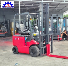 Xe Nâng Điện NICHIYU 1 Tấn 5  Đời Cao 2015 Khung Cao 4M
