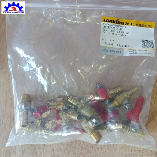 Van Khoá Bình Hơi Xe Xúc Lật