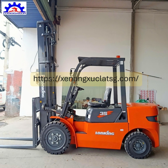 Xe Nâng Lonking 3,5 Tấn Khung Cao 4,5 Mét