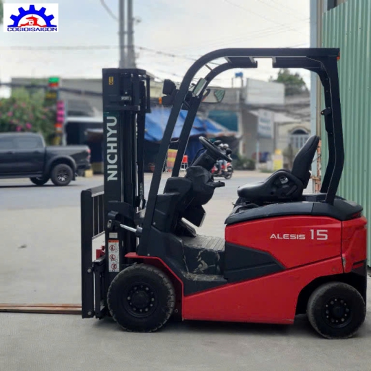 Xe Nâng Điện NICHIYU 1 Tấn 5  Đời Cao 2020 Khung Cao 3M