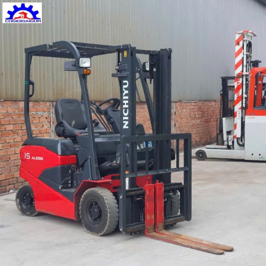 Xe Nâng Điện NICHIYU 1 Tấn 5  Đời Cao 2020 Khung Cao 3M